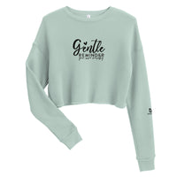 Women Crop Sweatshirt - Gentle Reminder You Are Worthy