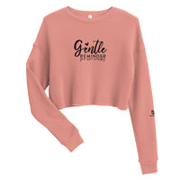 Women Crop Sweatshirt - Gentle Reminder You Are Worthy