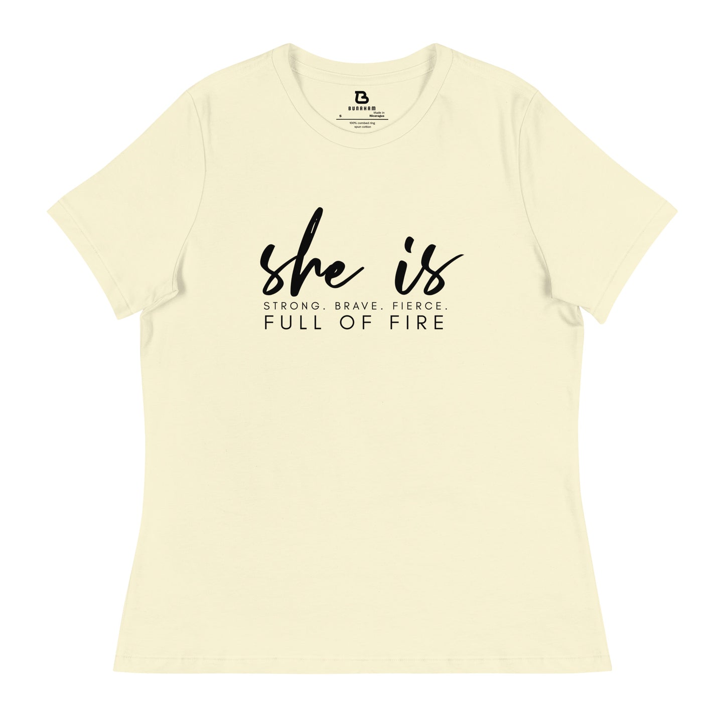 She is Full of Fire - Women's Relaxed T-Shirt