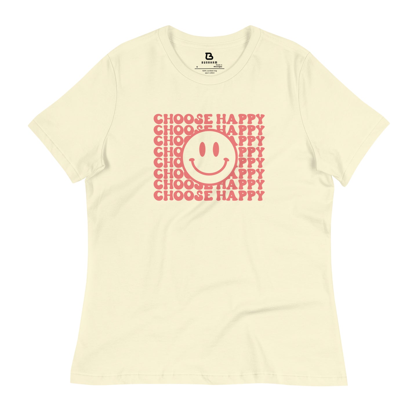 Women's Relaxed T-Shirt - Choose Happy