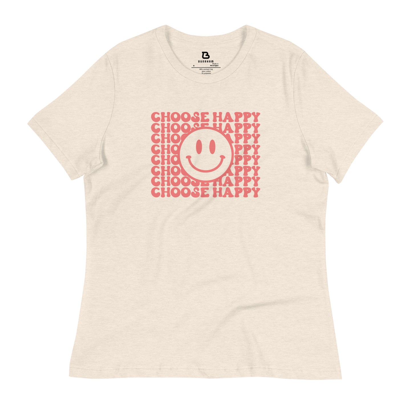 Women's Relaxed T-Shirt - Choose Happy