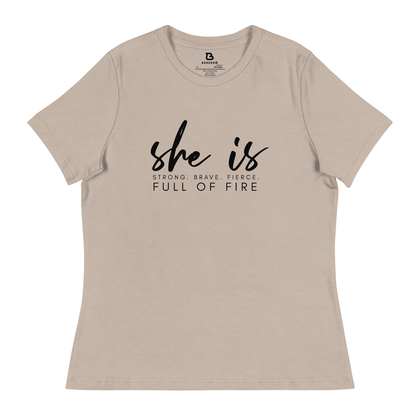 She is Full of Fire - Women's Relaxed T-Shirt